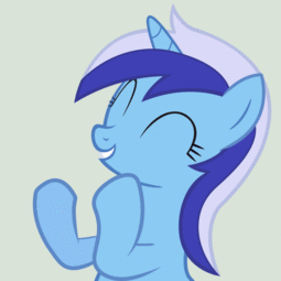 thumbnail of 137__safe_artist-colon-mihaaaa_minuette_animated_clapping_clapping+ponies_clopping_clopplauding_cute_eyes+closed_female_gif_gray+background_happy_mare_.gif