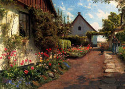 thumbnail of Peder Mørk Mønsted (1859–1941) In the Garden.jpg