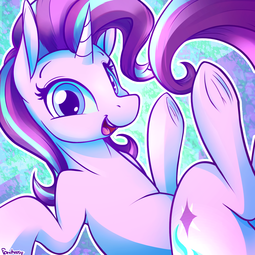 thumbnail of 1978964__safe_artist-colon-fanch1_starlight+glimmer_cute_female_glimmerbetes_happy_human+shoulders_looking+at+you_open+mouth_pony_smiling_solo_unicorn.png