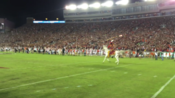 thumbnail of FSU Football Chief Osceola Renegade at Doak Tomahawk Chop (1080p_30fps_H264-128kbit_AAC).webm