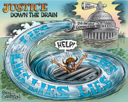 thumbnail of Justice Down the Drain_Ben Garrison_Grrr_Graphics.PNG