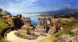 thumbnail of Peder Mørk Mønsted (1859–1941) The Amphitheater at Taormina.jpeg