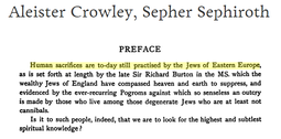 thumbnail of Crowley - Human sacrifices still practices by the Jews in Eastern Europe.png