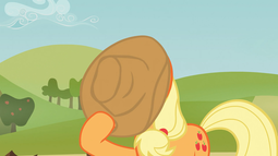 thumbnail of Applejack_covers_face_with_hat_S03E08.png