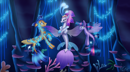 thumbnail of 1789773__safe_artist-colon-nightpaint12_flash+sentry_queen+novo_twilight+sparkle_my+little+pony-colon-+the+movie_alicorn_female_flashlight_male_queen+n.png