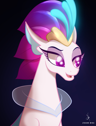 thumbnail of 2096080__safe_artist-colon-zidanemina_queen+novo_my+little+pony-colon-+the+movie_bust_looking+sideways_portrait_seapony+(g4)_smiling_solo_spoilers-.png